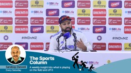 A few rewrites would have happened that day as Rohit got on the dias and took to the microphone to take full responsibility for the collapse. (BCCI)