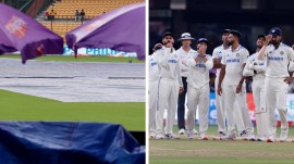 New Project – 2024-10-20T093228.353 India vs New Zealand Day 5: The game would reach a conclusion in the playing time the two-three hours window in the afternoon session could offer. (Sportzpics)