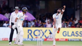 No one intimidated the Kiwis as much as Bumrah did in Bengaluru. (Sportzpics)