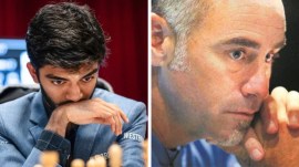 Upton's role is to help Gukesh achieve an ideal mental state where at the World Championship. (FIDE/File)