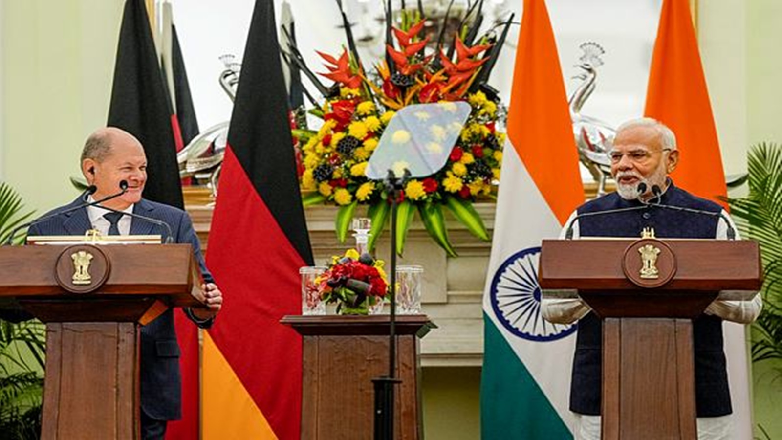 PM Modi commits to Ukraine, West Asia peace efforts in talks with Germany's Scholz | News from India