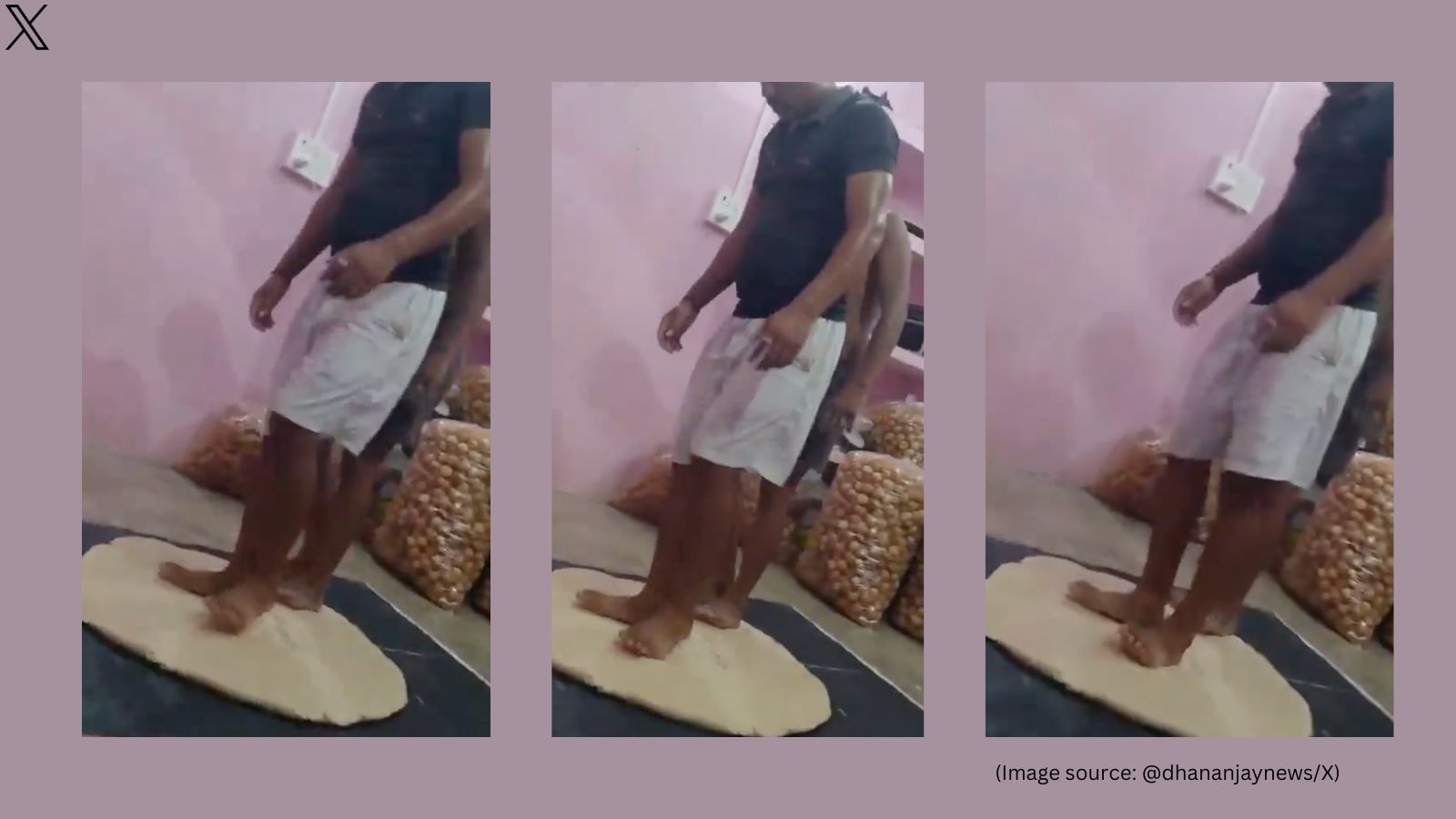 Watch: Pani puri vendor kneads dough with feet in Jharkhand, admits mixing toilet cleaner, urea for ‘better taste’ | Trending News Watch: Pani puri vendor kneads dough with feet in Jharkhand, admits mixing toilet cleaner, urea for ‘better taste’ | Trending News