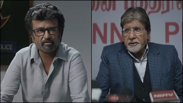 Rajinikanth and Amitabh Bachchan from Vettaiyan