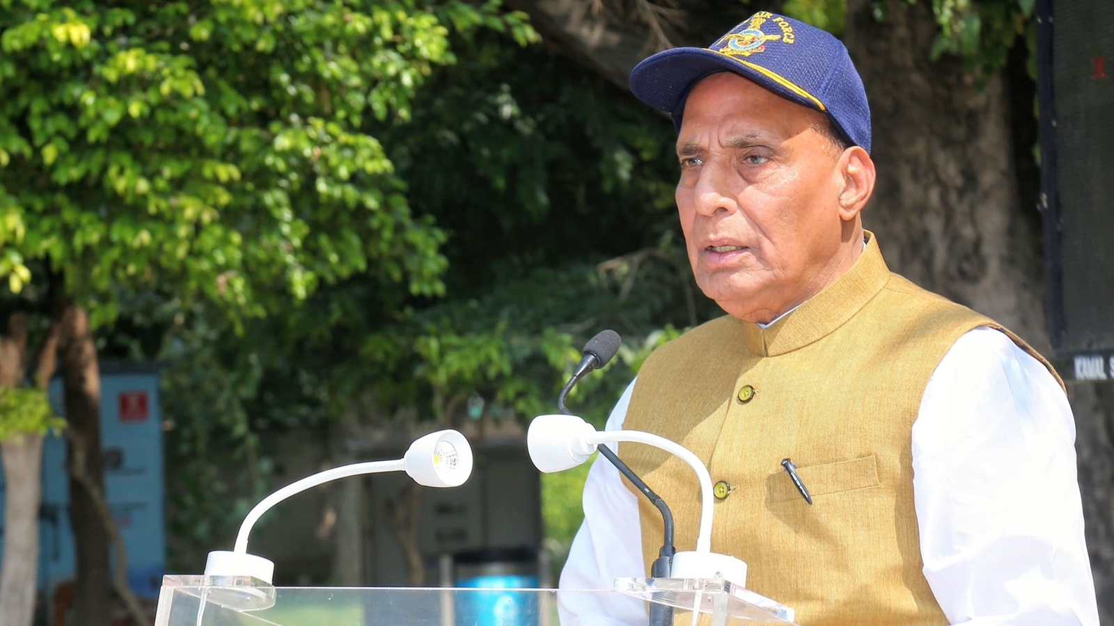 IAF capable of giving befitting reply to country’s enemies: Rajnath Singh