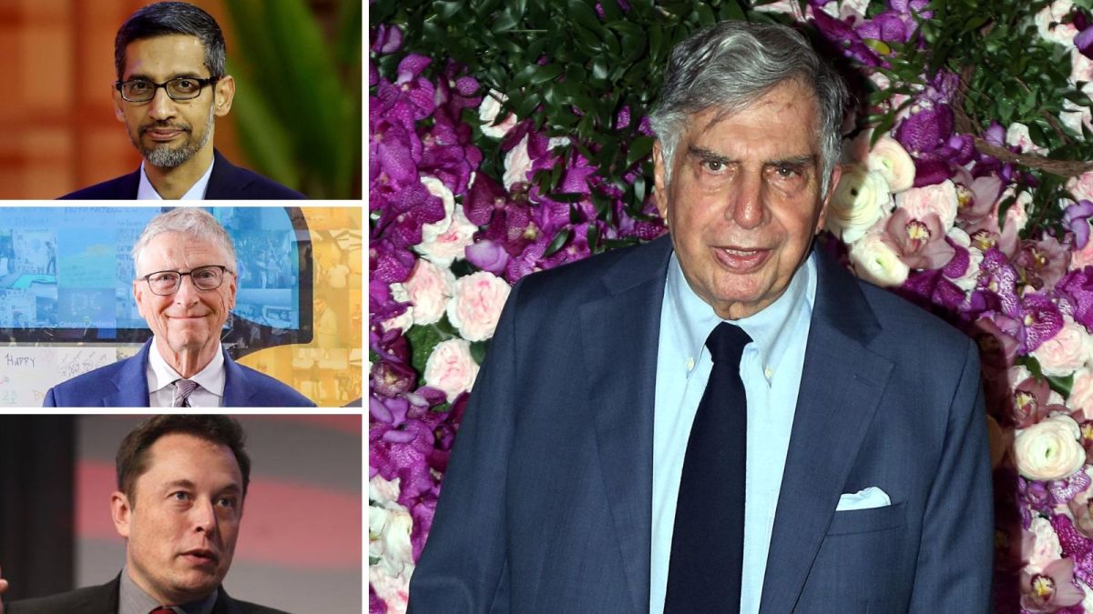 Sundar Pichai and Bill Gates pay tributes to Ratan Tata
