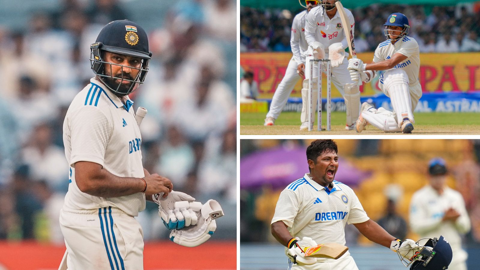 Rohit Sharma, Yashasvi Jaiswal and Sarfaraz Khan: Three Mumbai maidaan cricketers with different batting styles and contrasting journeys to Indian team