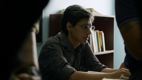 Samyuktha Vijayan as Aravind in Neela Nira Sooriyan