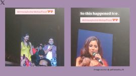 Kolkata man proposes to girlfriend at Shreya Ghoshal's concert (Image source: @_pehlanasha_/X)