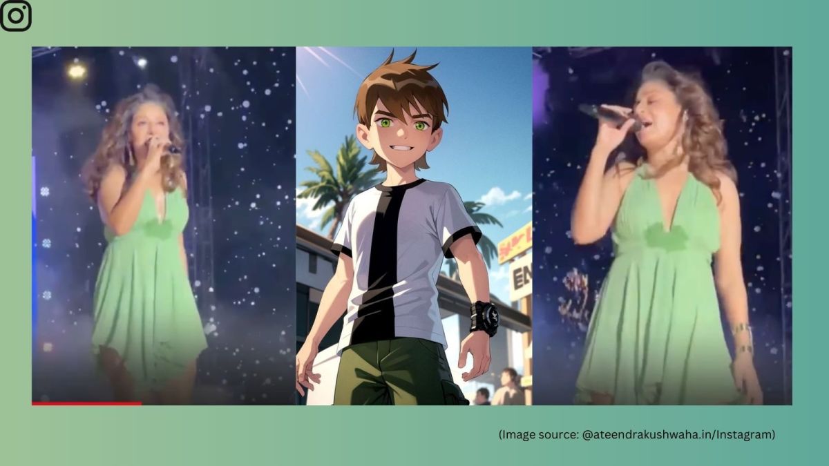 Sunidhi Chauhan performs at IIT Roorkee (Image source: @ateendrakushwaha.in/Instagram)