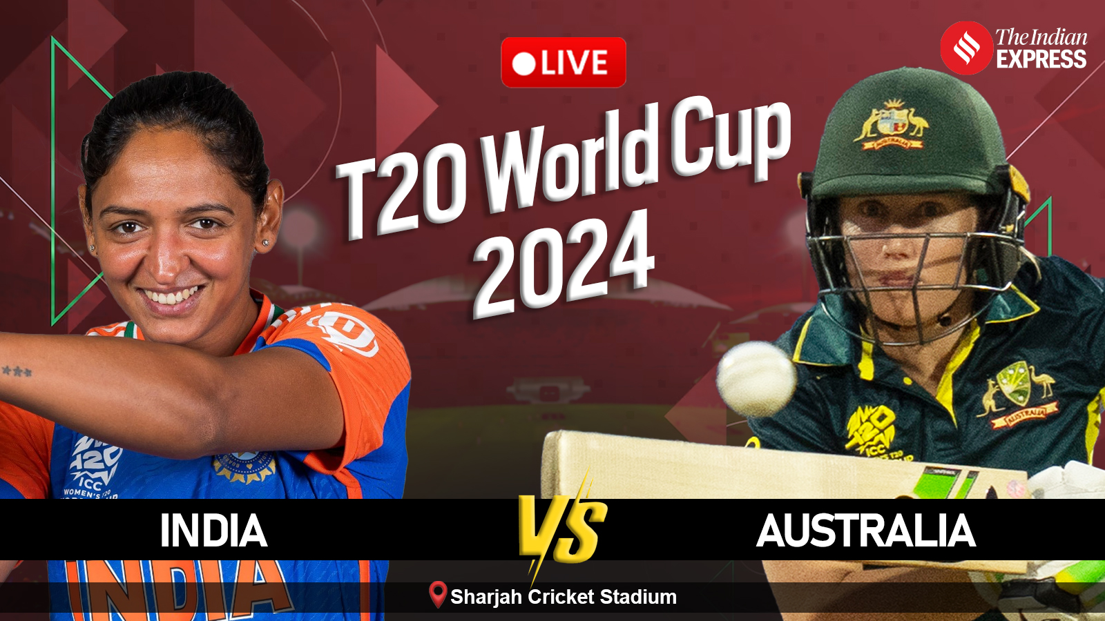 India vs Australia Live Cricket Score, Women’s T20 World Cup 2024