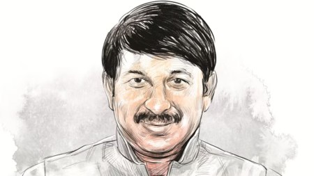 manoj tiwari, bjp, Delhi confidential, ramlila Maidan, delhi news, parashuram, angad, lord vishnu, ramayana, covid pandemic, Indian express news