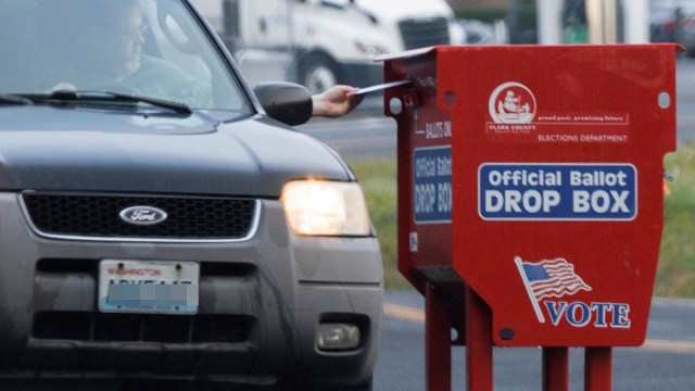 US elections, ballot box destroyed, world news, washigton, indian express