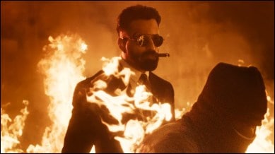 Unni Mukundan in a still from Marco teaser