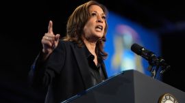 Kamala Harris-Hurricane Helene