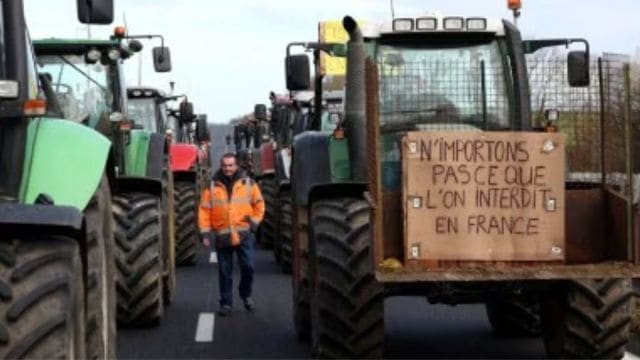 French farmers protests 2023