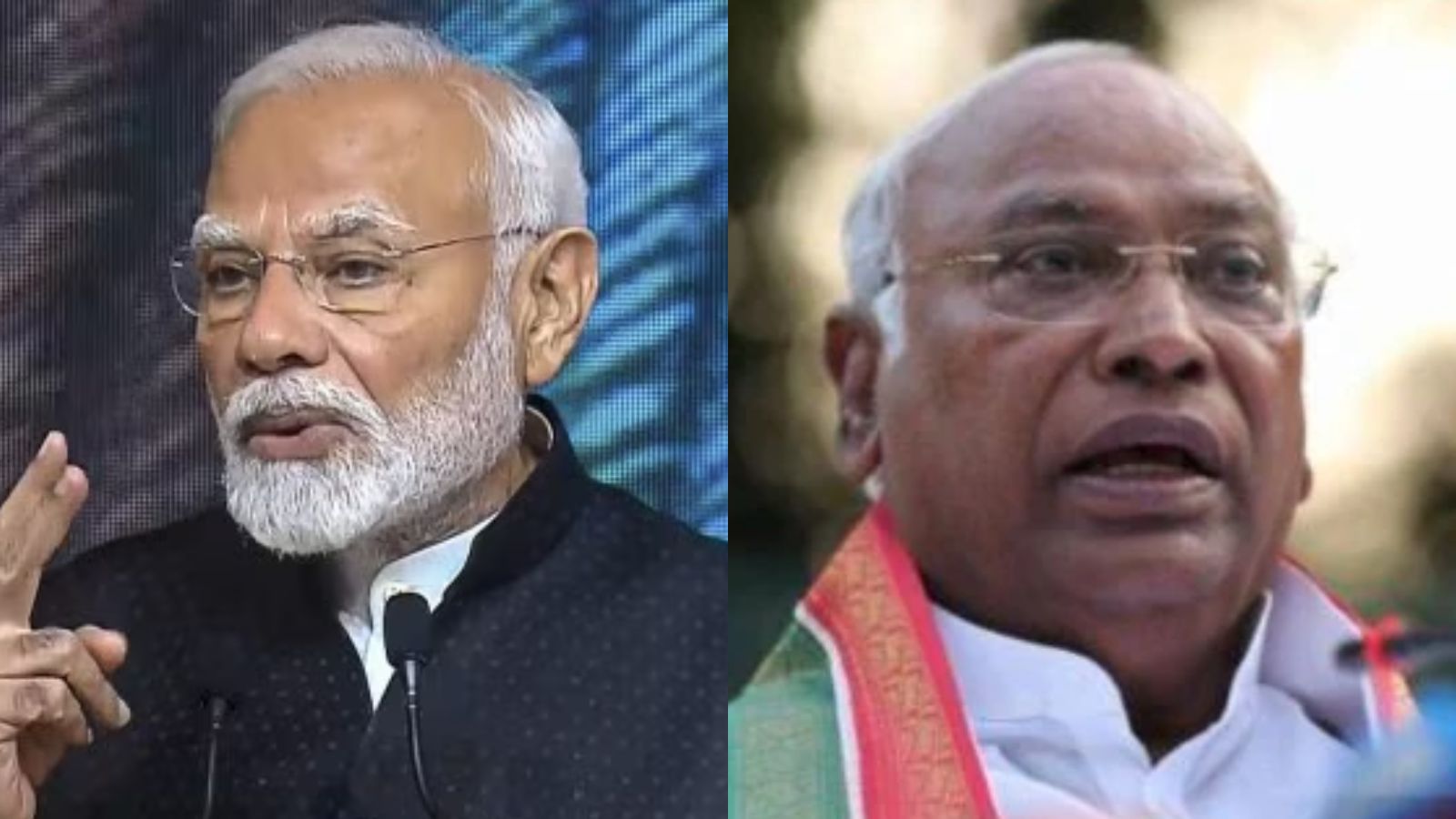 PM Modi, Kharge