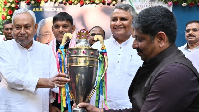 Nitish Kumar Bihar Hockey Yatra