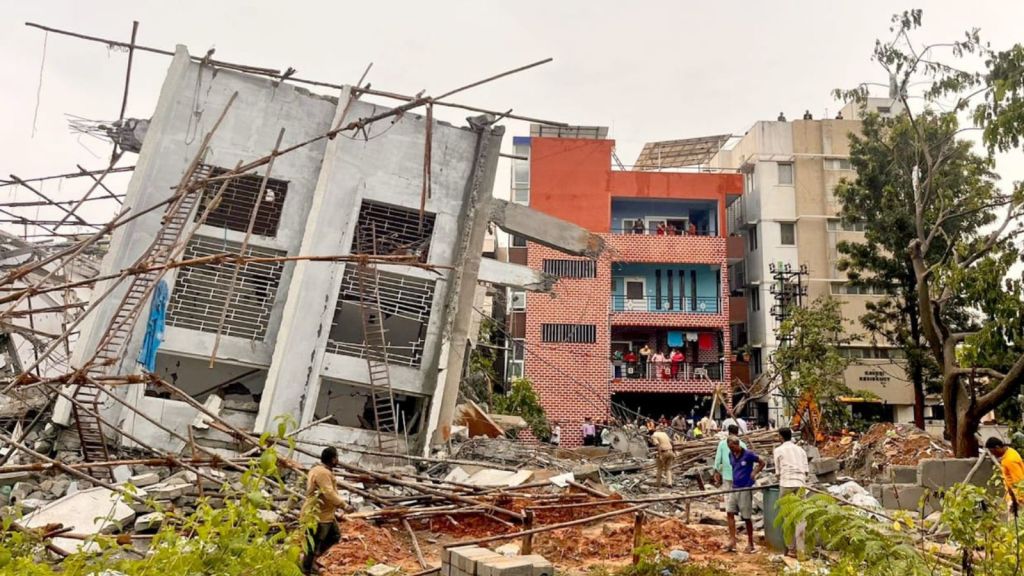 Worker killed and 5 missing after under-construction building collapses ...