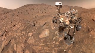 The image provided by NASA, shows a selfie of their Perseverance Mars rover. (AP)