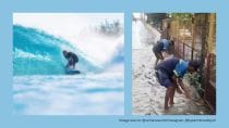 Prince Harry showing off his surfing skills, civic workers unclogging flooded drains, and more: Top 5 viral videos today