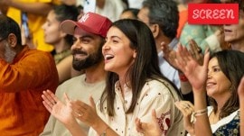Virat Kohli and Anushka Sharma at Krishna Das live