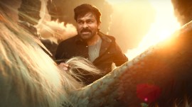 Vishwambhara teaser: The promo video shows Chiranjeevi standing before a statue of Lord Hanuman, wielding a massive gada, suggesting that his character possesses divine powers.