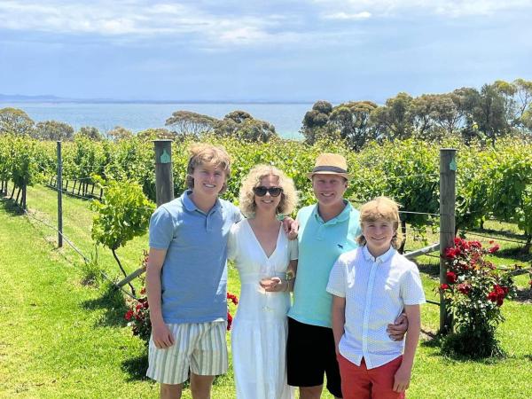 Oliver Peake and family