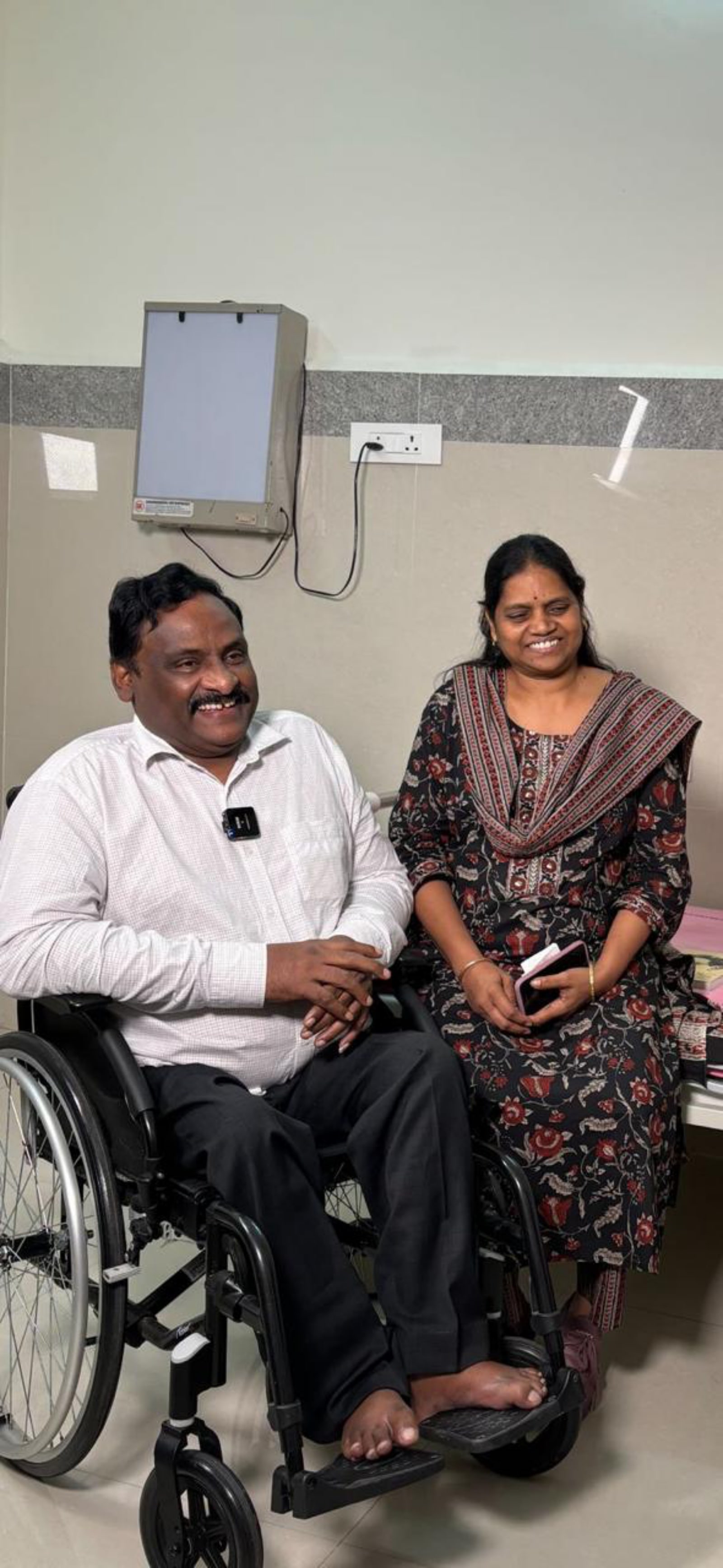 G.N. Saibaba and his wife Vasantha were childhood sweethearts; they met at a coaching centre in Amalapuram, Andhra Pradesh. (Express Photo)