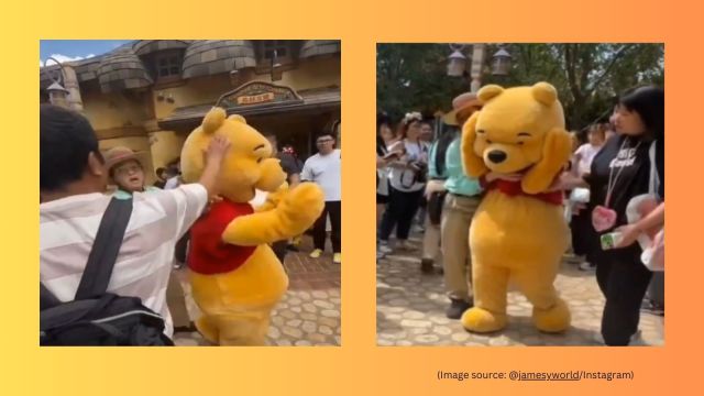 Man attacks Winnie the Pooh actor at Shanghai Disneyland