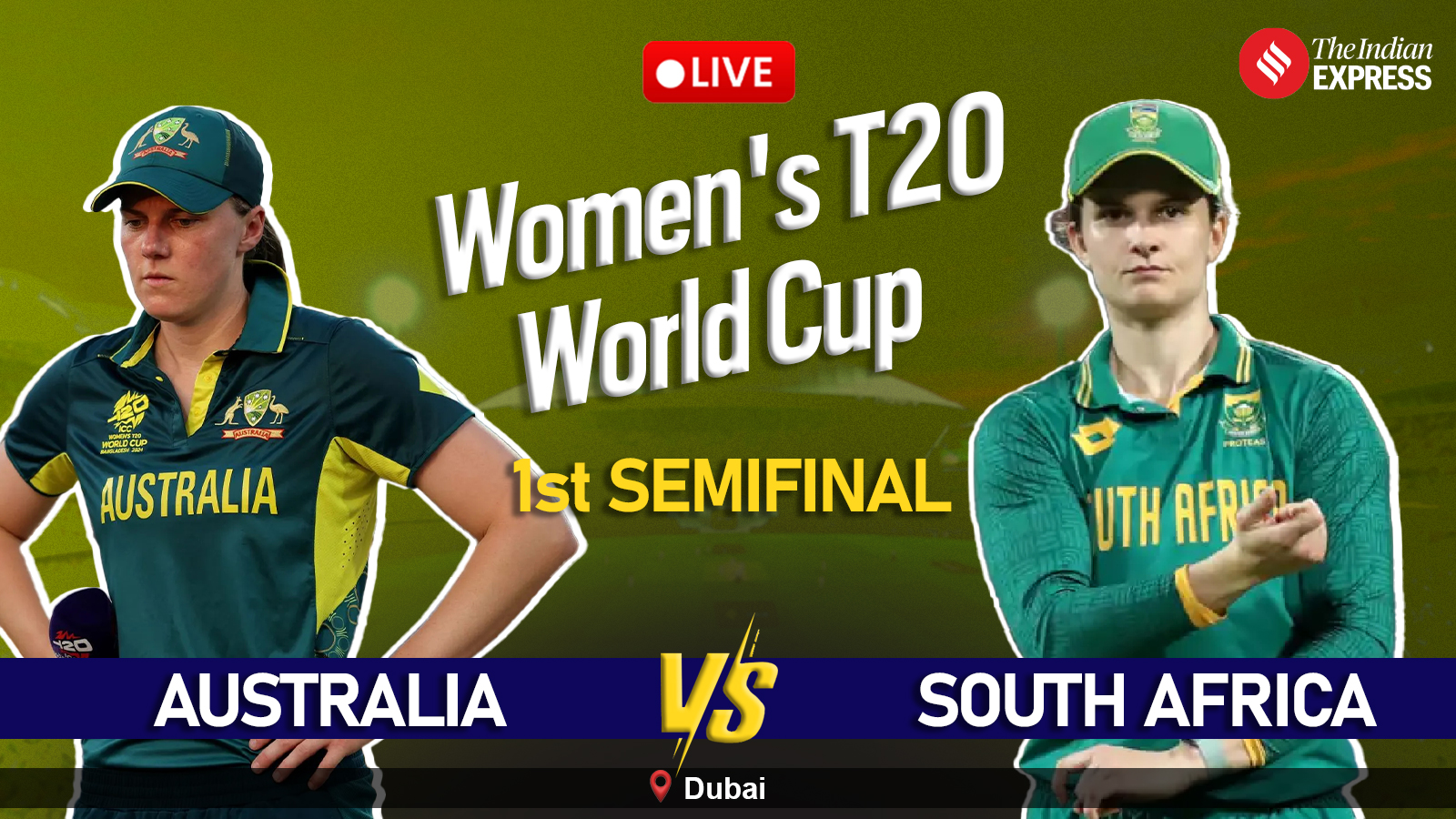 Australia vs South Africa Live Score, Women’s T20 World Cup Semifinal