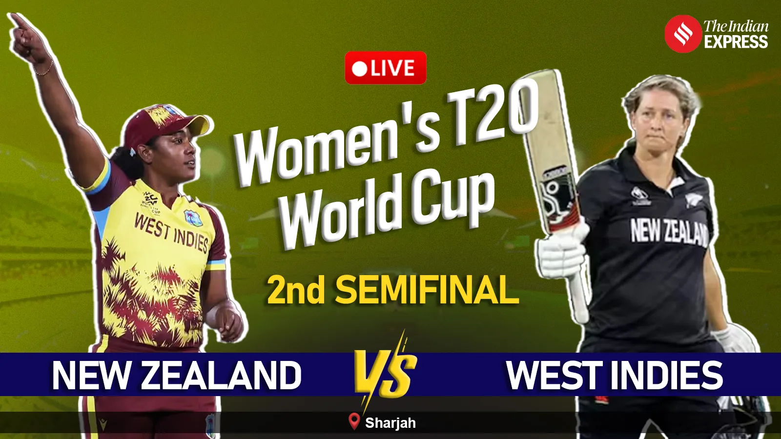 West Indies vs New Zealand Live Score, Women’s T20 World Cup Semifinal