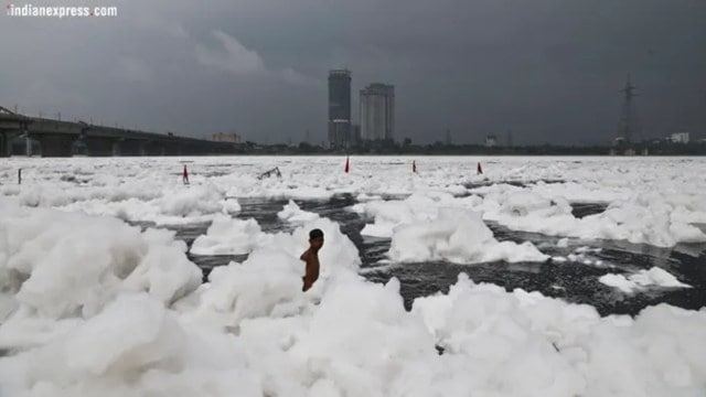 water crisis, yamuna pollution, Yamuna toxicity, Yamuna toxic foam, lutyens delhi, h2o  proviso   disruption, ndmc, authorities  headquarters, h2o  shortages, Indian explicit  news