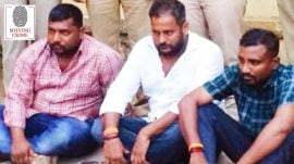 The accused -- Prasad, Kumar and Jayan. (Express)