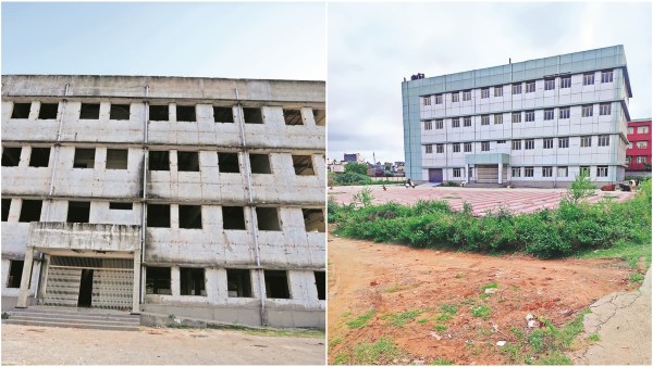 West Delhi’s Bakkarwala village, Delhi Teachers University, DTU campus, DTU constructions, electrical wiring, DTU building construction, Indian express news