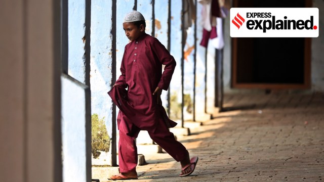 A student at a madrasa.