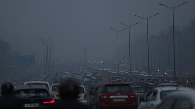 delhi aerial  pollution