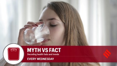 drinking water while eating, health and wellness, indian express