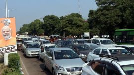 Prime Minister Narendra Modi and other VVIPs had come to attend the event at Sector 5 in Panchkula. BJP