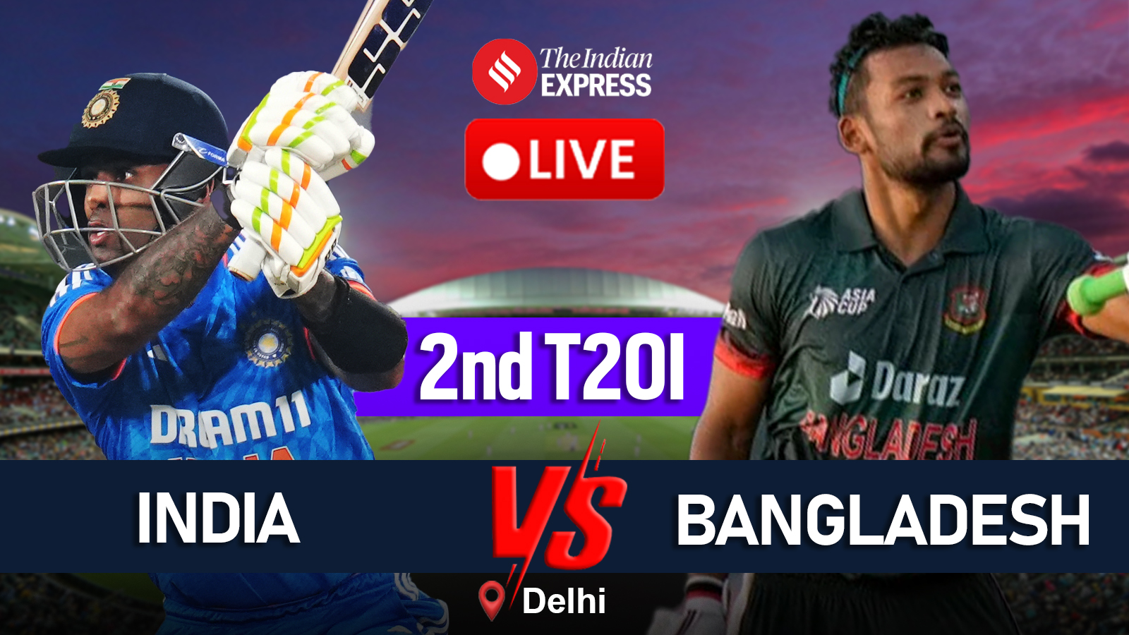 IND vs BAN, Bangladesh in India, 3 T20I Series, 2024 India vs