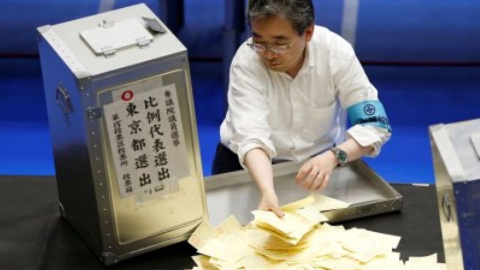 Japan’s ruling coalition set to lose parliamentary majority, exit polls