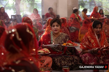 The festival of Karwa Chauth symbolises a wife's devotion and love for her husband, and to exemplify it, they observe Nirjala fast (without food and water) for their husbands.