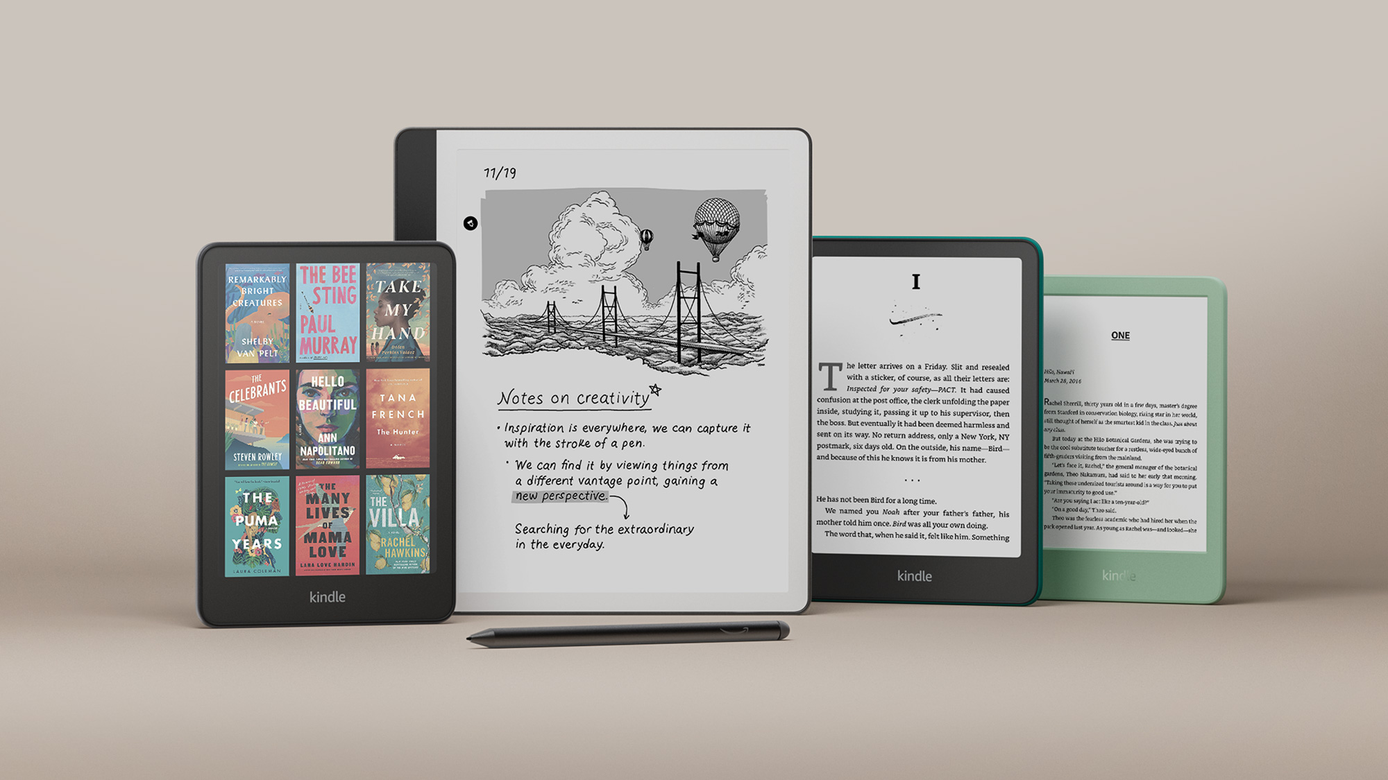 Amazon unveils its first coloured Kindle, and a Kindle Scribe for note