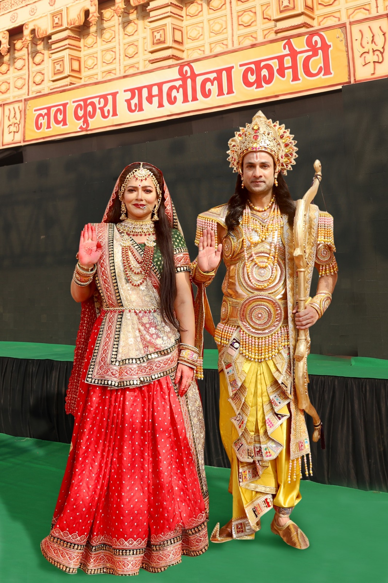 TV prima  Himanshu Soni is portraying Shri Ram, portion    Samiksha Bhatnagar is taking connected  the relation   of Sita. 