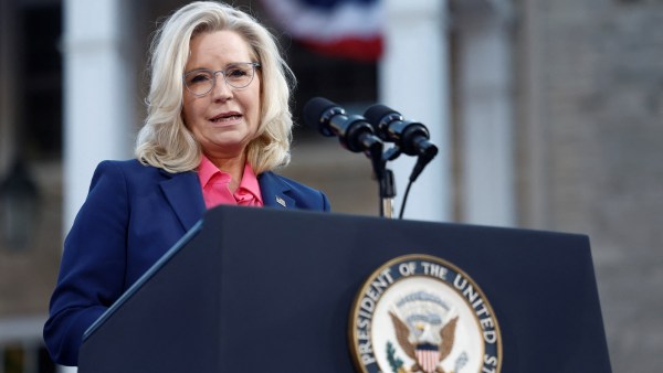 Liz Cheney with Harris