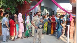 loksabha – 2024-10-05T075624.736 To ensure free and fair polling, the Haryana police has made strict security arrangements across the state.