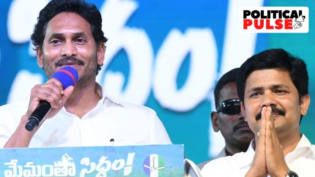 Former Andhra Pradesh CM Y S Jagan Mohan Reddy (L) with Tirupati MP Maddila Gurumoorthy. (Photo: Maddila Gurumoorthy/ Facebook)