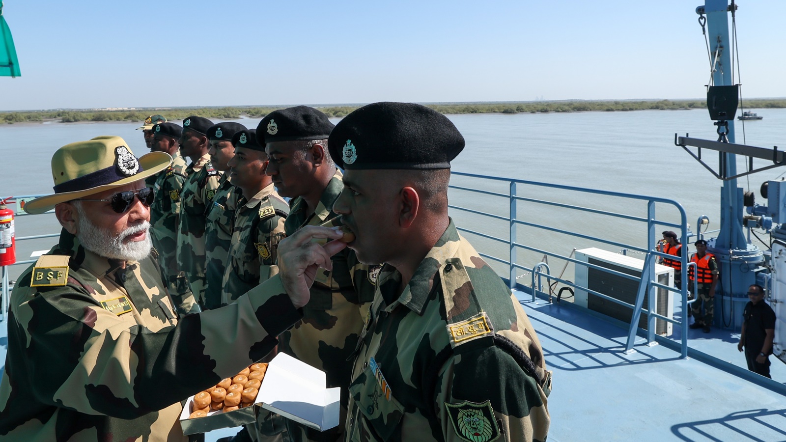 Can't compromise on India's borders: PM Modi celebrates Diwali with troops in Kachchh | News from India