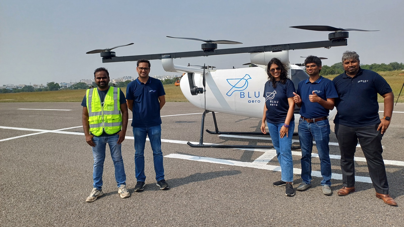 BluJ Aero's Hydrogen-Electric EVTOL Aircraft: Revolutionizing Regional Air Mobility in India