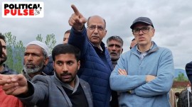 Jammu and Kashmir CM Omar Abdullah with his advisor Nasir Aslam Wani (to his immediate left). (Photo: Nasir Aslam Wani/ Facebook)