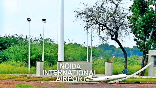 Commercial flight, Commercial formation  trials, Commercial formation  trials astatine  Noida airport, Noida airport, Noida International Airport, delhi news, India news, Indian express, existent   affairs